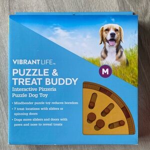 New Dog Puzzle & Treat Buddy Pizza